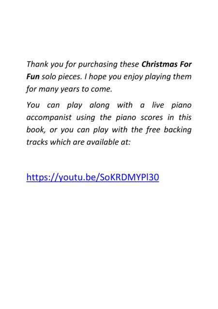 6 Christmas Tenor Horn Solos For Fun With Free Backing Tracks And Piano Accompaniment To Play Along With Various Levels Page 2