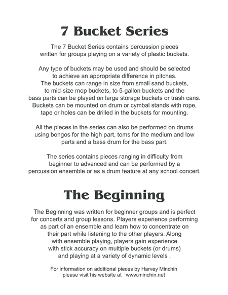 7 Bucket Series The Beginning Page 2