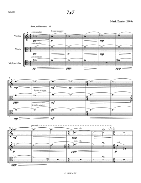 7x7 2008 For String Trio Page 2
