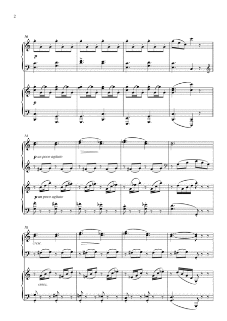 9 La Chasse The Chase 25 Progressive Studies Opus 100 For 2 Pianos By Friedrich Burgmller Page 2