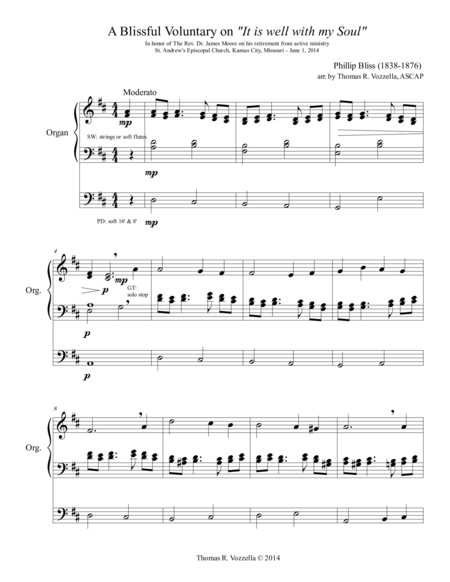 A Blissful Voluntary On It Is Well Organ Solo Page 2