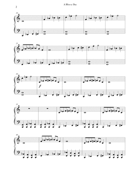 A Bluesy Day Blues Piano Page 2