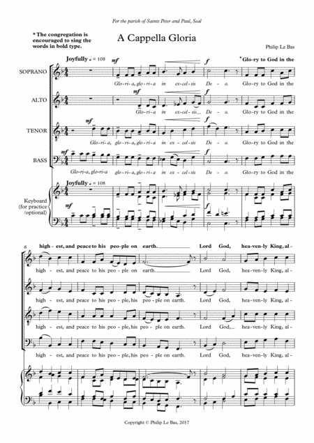 A Cappella Gloria Page 2