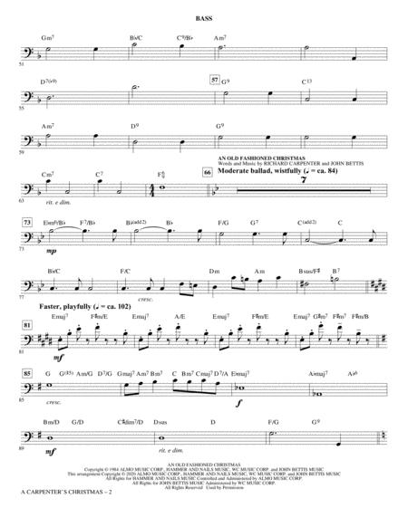 A Carpenters Christmas Arr Roger Emerson Bass Page 2