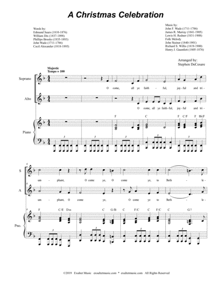 A Christmas Celebration For 2 Part Choir Sa Page 2