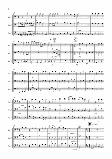 A Christmas Treat For Cello Trio Page 2