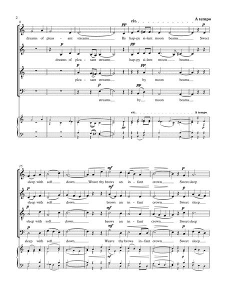 A Cradle Song Satb Choir Page 2