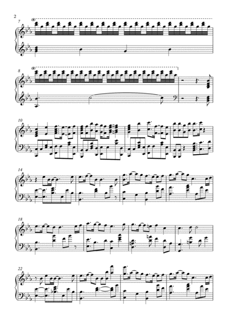 A Cruel Angels Thesis Evangelion Op Sheet Music Page 2