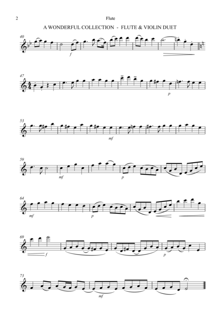 A Flute Violin Duet Page 2