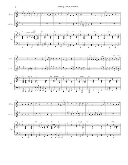 A Holly Jolly Christmas Duet For Soprano And Alto Saxophone Page 2