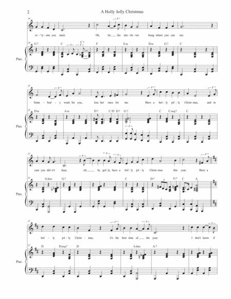 A Holly Jolly Christmas Unison Choir Page 2