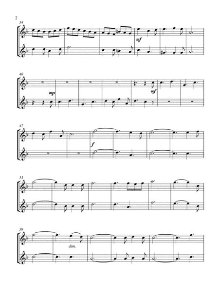 A Holy Silent Night Treble C Instrument Duet Parts Only Page 2