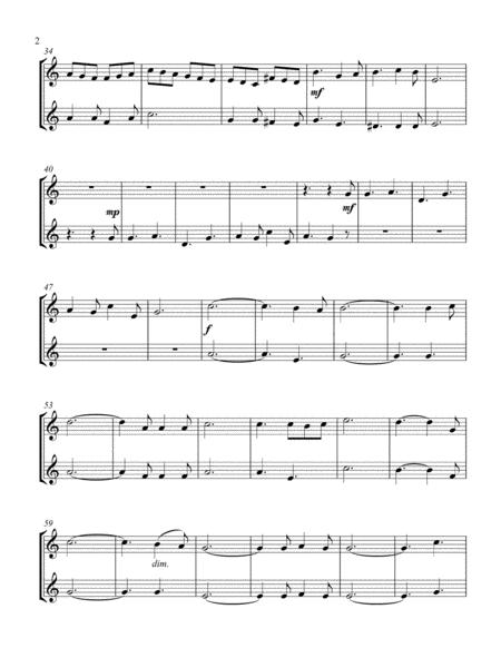 A Holy Silent Night Treble F Instrument Duet Parts Only Page 2