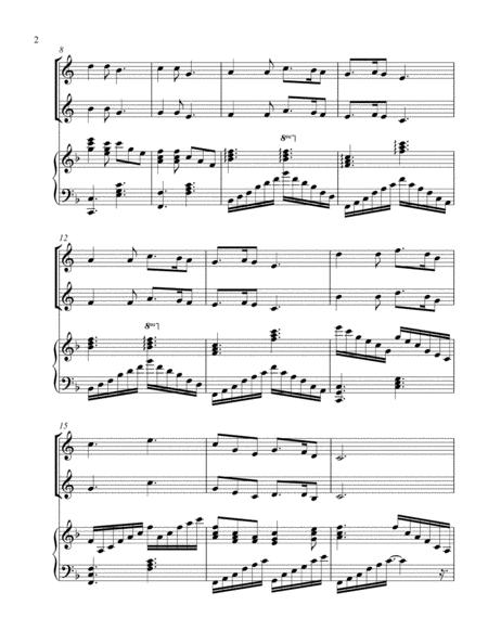 A Holy Silent Night Treble F Instrument Duet Page 2