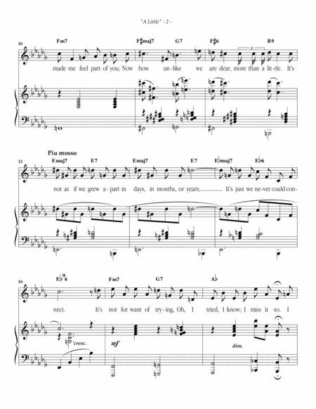 A Little For Voice And Piano Page 2