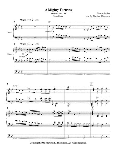 A Mighty Fortress Piano Organ Pdf Page 2