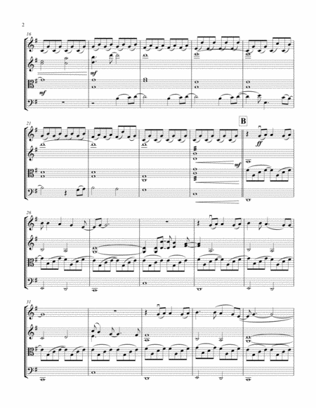 A Million Dreams String Quartet Page 2