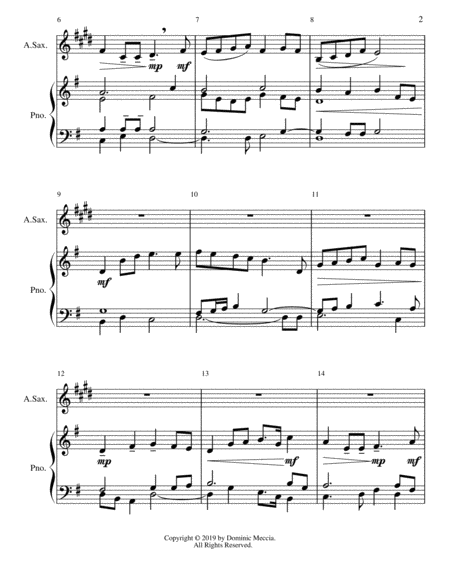 A Moms Gift An Alto Sax And Piano Duet Page 2