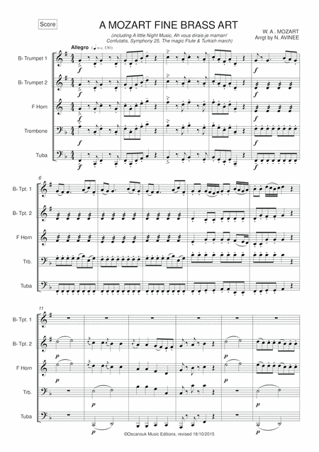 A Mozart Fine Brass Art Page 2