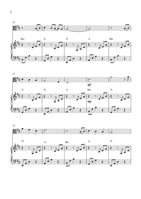 A New Day Has Come Viola Solo And Piano Accompaniment Page 2