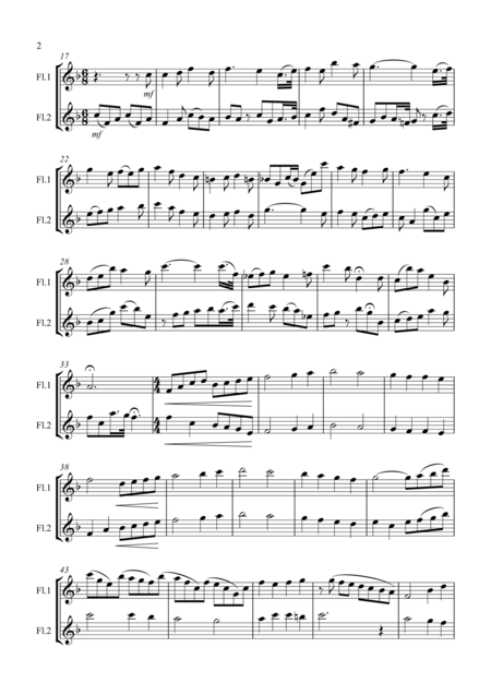 A Night At The Cathedral For Two Flute S Page 2