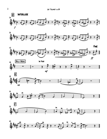 A Night In Tunisia Brass Quintet W Drum Part Page 2