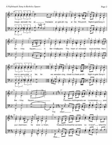 A Nightingale Sang In Berkeley Square Page 2