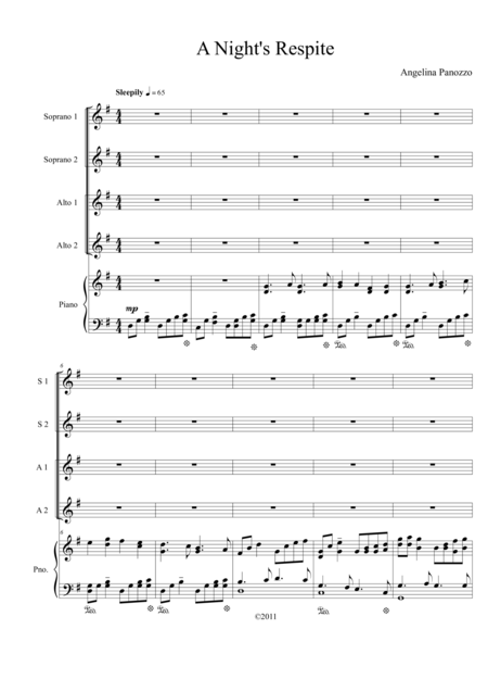 A Nights Respite For Ssaa Chorus Page 2