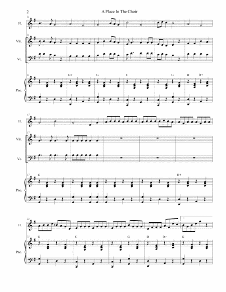 A Place In The Choir Duet For Violin And Cello Page 2