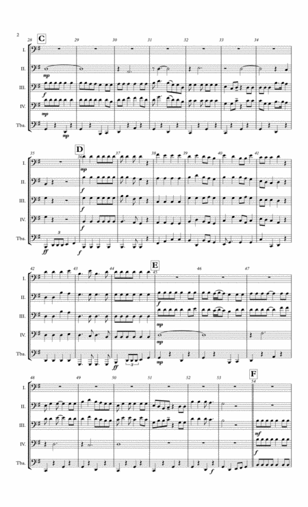 A Place In The Choir For Low Brass Ensemble Page 2