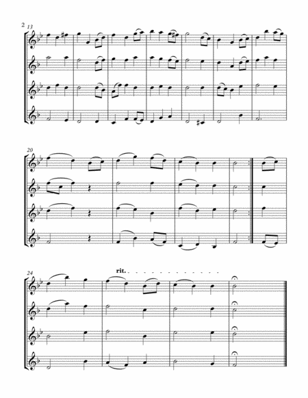 A Place In Thy Memory Sax Quartet Satb Page 2