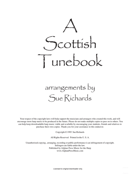 A Scottish Tunebook Page 2