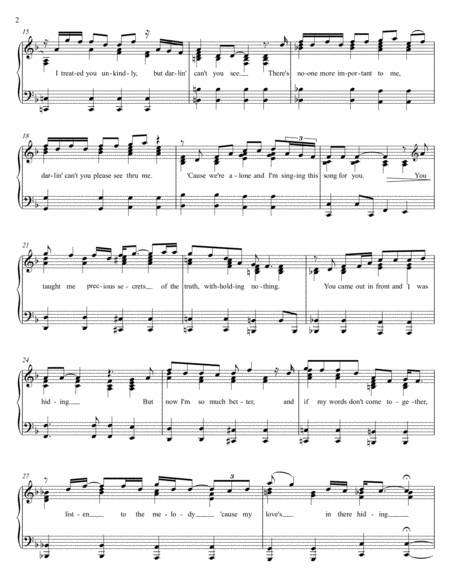 A Song For You Leon Russell Piano Solo Page 2