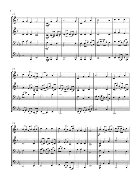 A Song Of Thankfulness To God Arranged For Brass Quartet Page 2