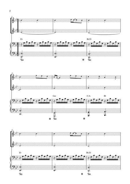 A Thousand Years For 2 Violins And Piano Page 2