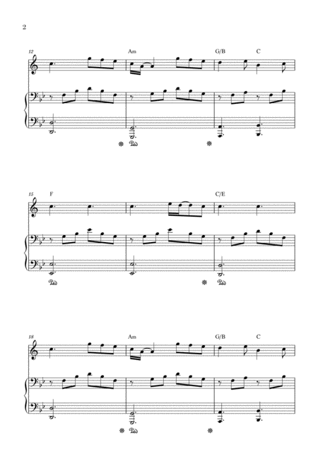 A Thousand Years For Trumpet And Piano Page 2