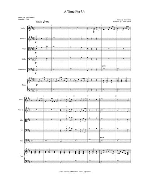 A Time For Us For String Orchestra Page 2