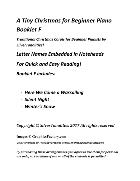 A Tiny Christmas For Beginner Piano Booklet F Page 2