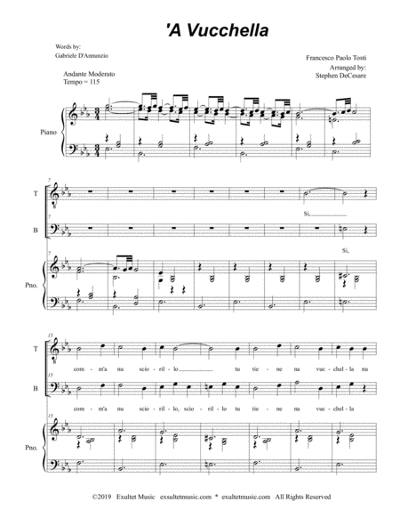 A Vucchella For 2 Part Choir Tb Page 2