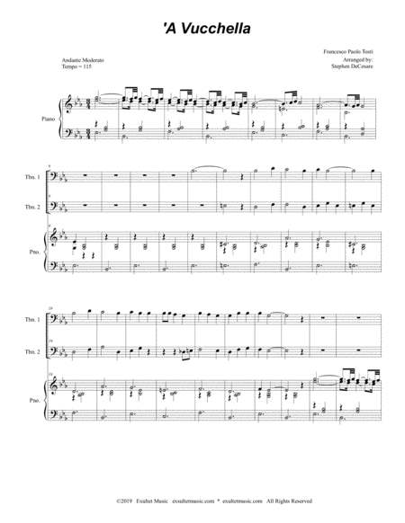 A Vucchella Trombone Duet Page 2