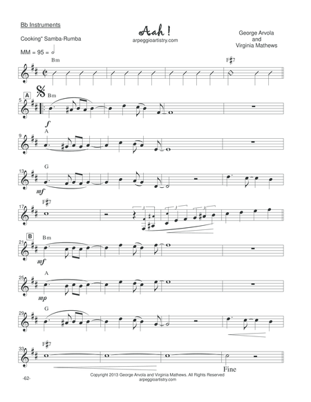 Aah Bb Clarinet Trumpet Or Tenor Saxophone Page 2