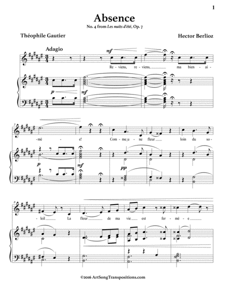 Absence Op 7 No 4 F Sharp Major Page 2