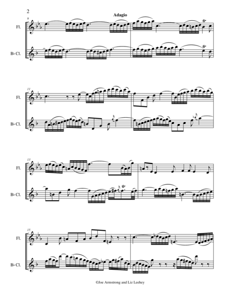 Adagio From Concerto In C Minor Bwv 1060 Page 2