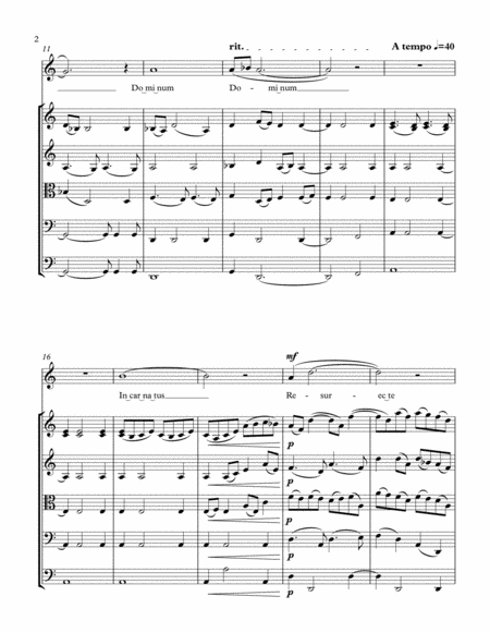 Adoramus For Solo Soprano And String Orchestra Page 2