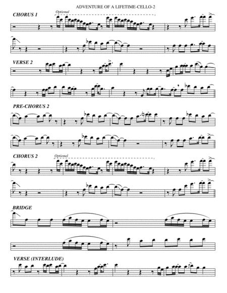 Adventure Of A Lifetime Cello Page 2