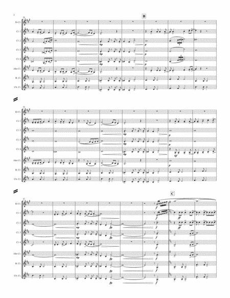 Africa By Toto For Clarinet Ensemble Page 2