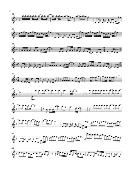 Africa By Toto With Partitura V1 V2 Vla Clo Page 2