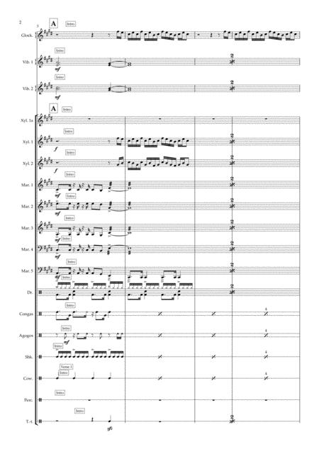Africa For Percussion Ensemble Page 2