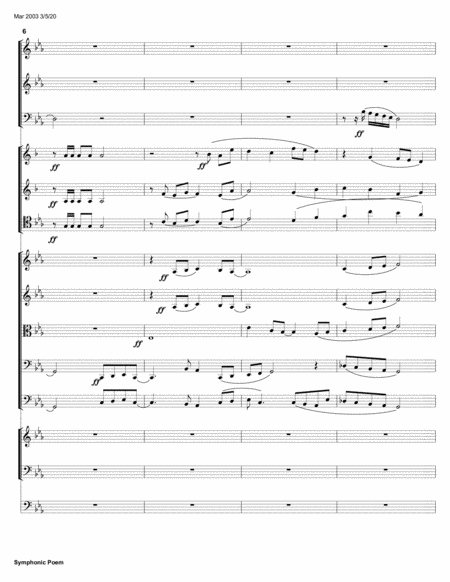 African American Symphonic Poem Orchestra Overture Page 2