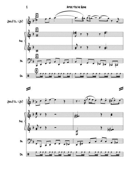 After You Ve Gone Andrew Firth Clarinet Section Feature Full Score Set Of Parts Page 2